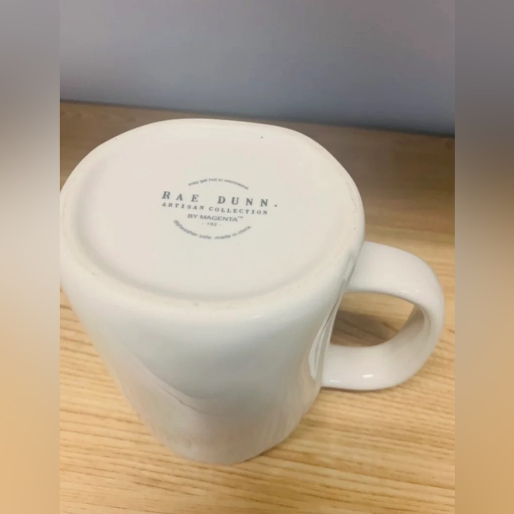 NWOT Rae Dunn “TEA” Farmhouse Contemporary Mug/ Cup - Picture 4 of 4